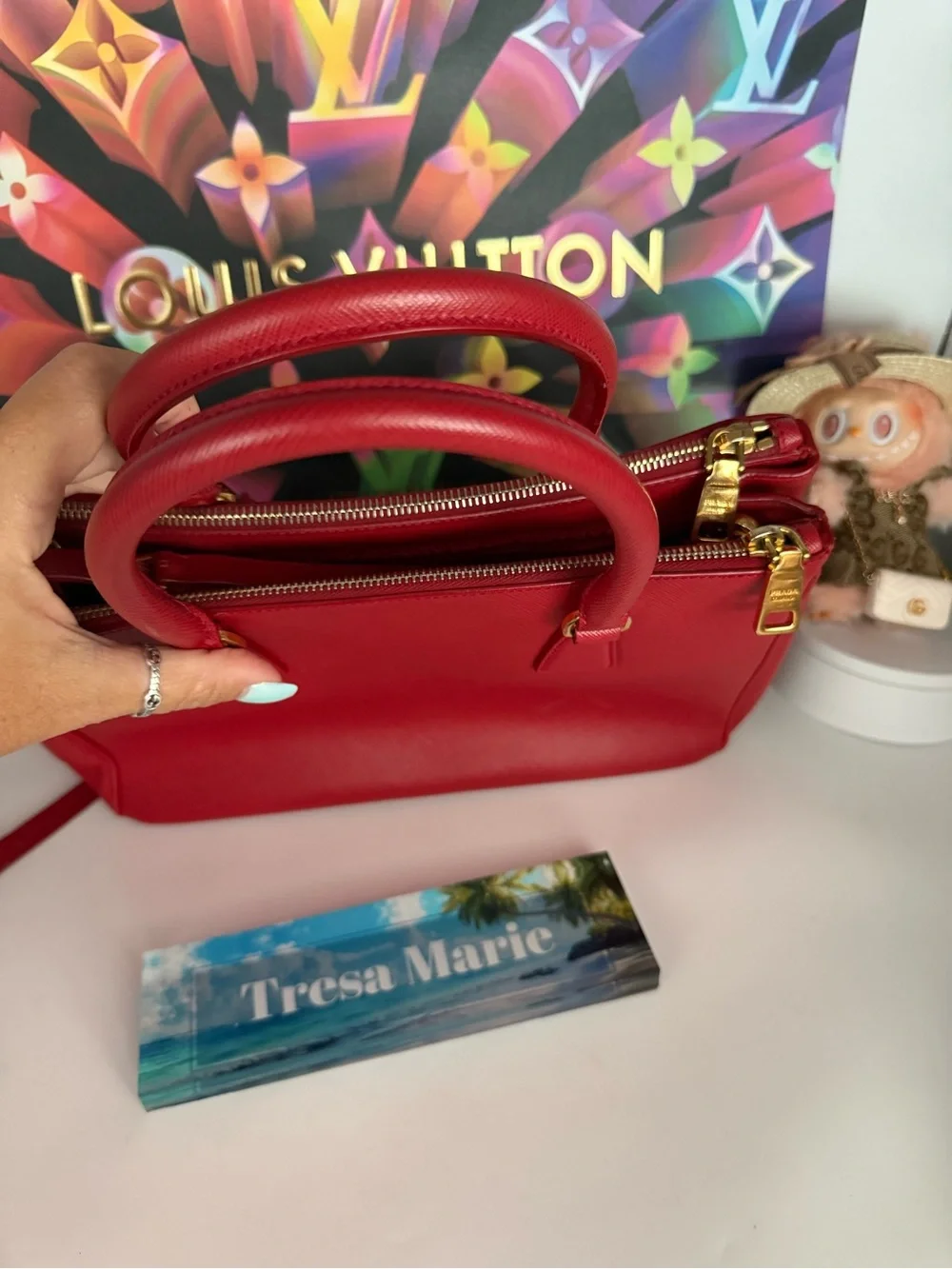 Prada double zip